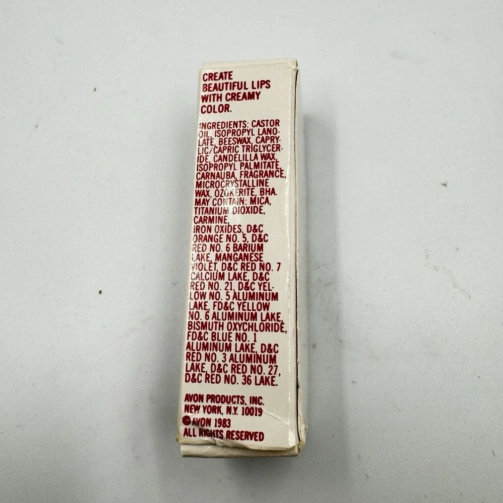 Avon Coordinates Lipstick Coco Poco Vintage 1983